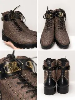 MICHAEL KORS MKロゴ スタッズ レースアップブーツのサムネイル