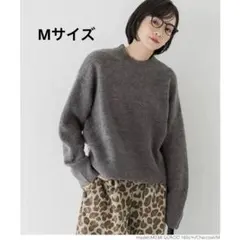 coca 長袖ニット チャコール