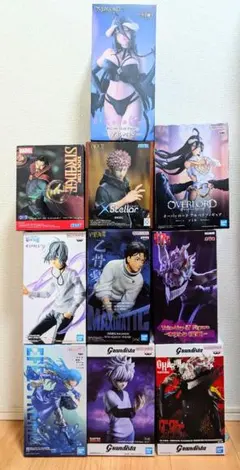 【キルア/アルベド/乙骨/オカルン/リムル他】プライズ10体セットまとめ売り