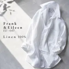 Frank&Eileen BARRY リネン100% 長袖 白 XXS 人気定番のサムネイル