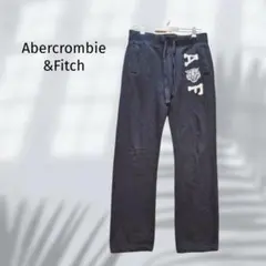 アバクロンビー&フィッチ スウェットパンツ ロゴワッペン 裏起毛 E6506