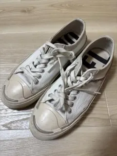 【DIESEL】ディーゼル レザー スニーカー ホワイト 27.0cm