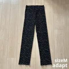 adapt ドット柄プリーツパンツ サイズM