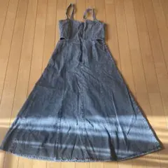OLIVE des OLIVE デニムキャミソールロングワンピース