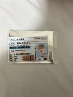 EBiDAN推し免許証桜木雅哉