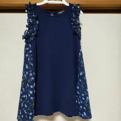 COMME CA ISM ネイビー チュニック 110A