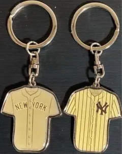 ニューヨーク・ヤンキース キーホルダー 2個セット