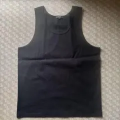 BEAMS ブラック/ホワイト タンクトップ