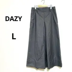 DAZY デイジー ワイドレッグパンツ スラックス グレー Lサイズ SHEIN