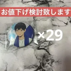 ハイキュー 影山飛雄 プール掃除 缶バッジ 29枚