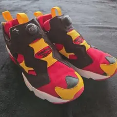 [美品]Reebok Instapump Fury レッド/イエロー26.0cm