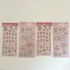しんちゃん　ぷっくりステッカー　ふわふわシール　シール　セリア　ボンボンドロップ