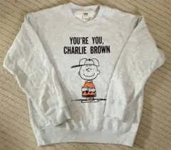UNIQLO ユニクロ PEANUTS チャーリーブラウン トレーナー 長袖 Mのサムネイル