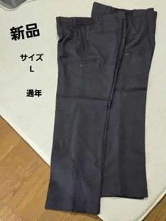 新品 カーゴパンツ 通年 作業着 ズボン ブラックのサムネイル