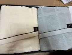 未使用　DAKSダックス バスタオル2枚　タオルセット　軽微シミ・色褪せあり