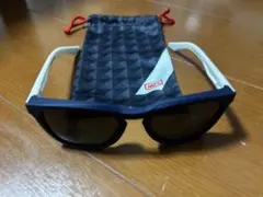 ハスクバーナ　ネイビー/ホワイト サングラス 収納袋付き