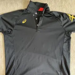 アシックス ブラック ポロシャツ宮崎