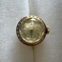 SEIKO ゴールド 手巻きアンティークリングウォッチ