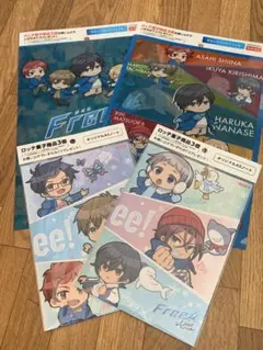 【Free! FSマンチョコ2 】イオン ノート2種+クリアファイル2種