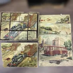♦︎希少 戦前 TAMAYAMA.SEI. 絵合わせブロック パズル 12ピース ♦︎希少 戦前 TAMAYAMA.SEI. 絵合わせブロック パズル 12ピース
