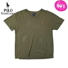 Polo by Ralph Lauren カーキ コットン 半袖Tシャツ