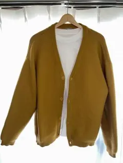 【12/23迄】ジャーナルスタンダード　カーディガン　マスタードイエロー　L