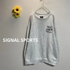 シグナル スポーツ スウェット【L】トレーナー ビッグシルエット 体型カバーのサムネイル