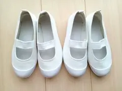 アサヒシューズ上履き19cm 2足セット【記名修正有】