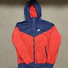 NIKE ウィンドランナー Sサイズ 美品 レッド×ネイビー
