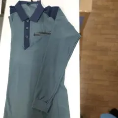 寅壱 5915-614 長袖ポロシャツ 作業服 作業着 Sサイズ 濃コンのサムネイル