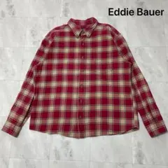 エディーバウアー ネルシャツ 長袖 BD ボタンダウンシャツ チェック