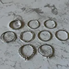 シルバーリングセット