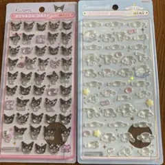 クロミ・シナモロール ボンボンドロップミニシールセット