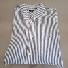 TOMMY HILFIGER ストライプ 長袖シャツ L/G