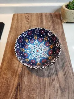 モロッコ製 手描き陶器ボウル フェズ焼き - メルカリ