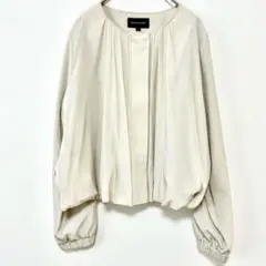 【クイーンズコート】 ブラウス　ホワイト系　美シルエット　1/XS 【L50】のサムネイル