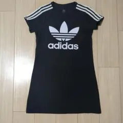 adidas トレフォイル 半袖ワンピース ブラックのサムネイル