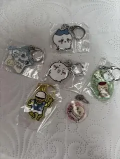 【新品未使用】ちいかわ キーホルダー6個セット