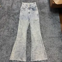ANAP ハイウエスト フレアデニムパンツ Sサイズのサムネイル