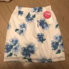 【定価　6,050円】rienda 花柄タイトスカート Sサイズ【新品　未使用】