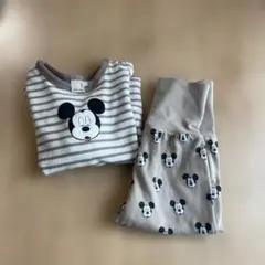 petit main ミッキーマウス パジャマ90サイズ