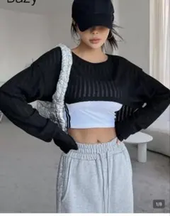 SHEIN シーイン　クロップTシャツ