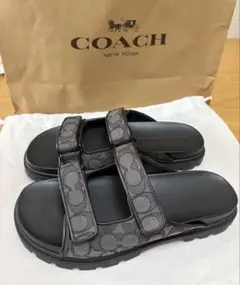 新品 未使用 COACH ビーチサンダル サイズ7 ラバーソール CY247 - メルカリ