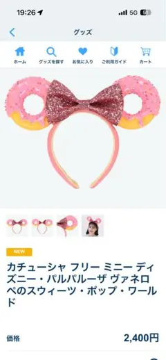 ディズニーランドで買いました 一度使っただけです
