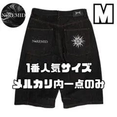 ブラック　NOREMID RIGIT BAGGY JORTS -BLACK- M