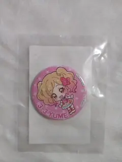 アイカツスターズ　チーズソフトクッキー　虹野ゆめ　缶バッジ　イオン限定　B アイカツスターズ チーズソフトクッキー 虹野ゆめ 缶バッジ