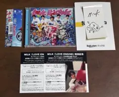 通常盤 CD LOVE ENG!NE M!LKトレカ 特典 シリアル付き