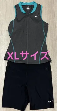 【新品】ナイキ 水着 XL レディース 前ジッパー セパレート NIKEのサムネイル
