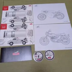 Honda Collection Hall限定 シール ペーパークラフトぬりえ