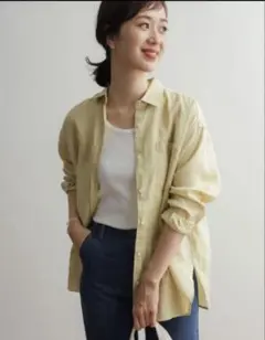 URBAN RESEARCH DOORS リネン長袖シャツ2023SS 美品